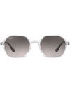 Ray Ban Geometric-frame Sunglasses In Grau