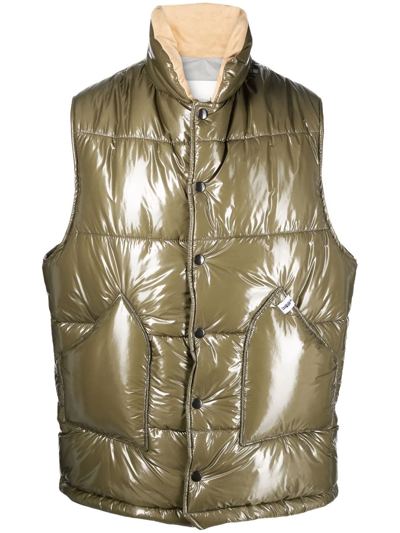 Mackintosh Osaka Quilted Gilet In Green