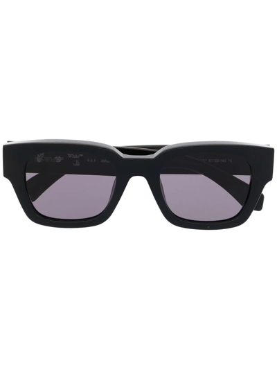 Off-white Zurich Square-frame Sunglasses In Black Dark Grey