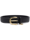 LAUREN RALPH LAUREN CHARM-DETAIL LEATHER BELT