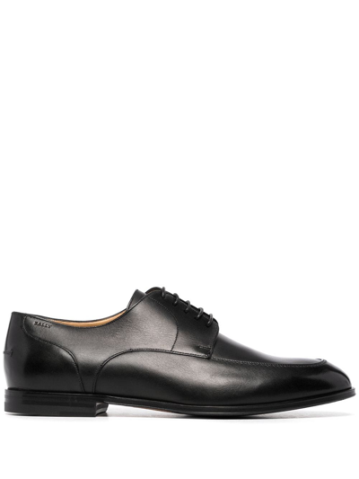 Bally Westminster Leather Derby Shoes In Black