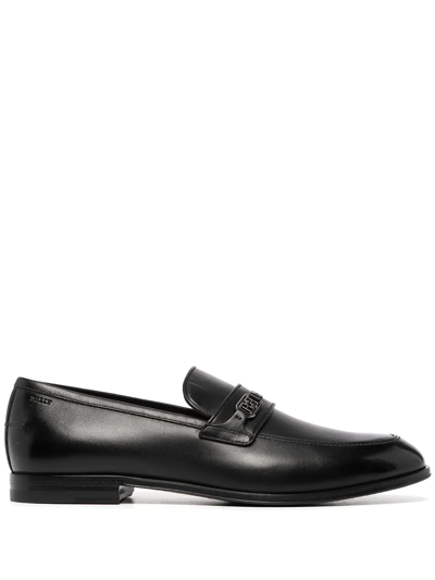 Bally Wember Leather Loafers In Black