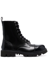 DIESEL D-KONBA LACE-UP BOOTS