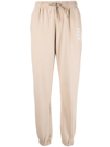 Mc2 Saint Barth Slogan-print Track Pants In Neutrals
