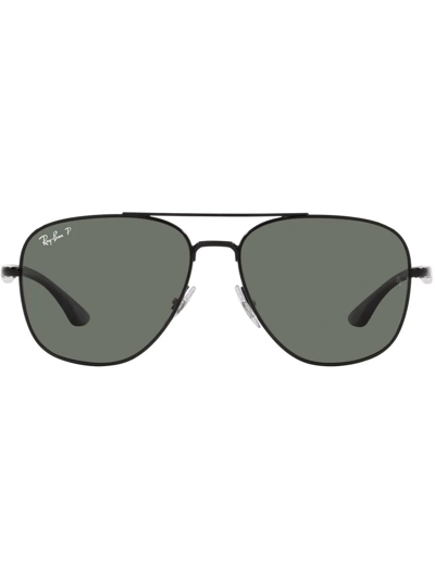 Ray Ban Square-frame Aviator Sunglasses In Grey