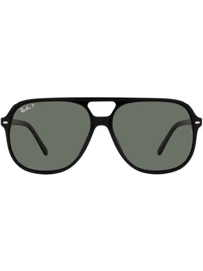 Ray Ban Bill Square-frame Aviator Sunglasses In Black
