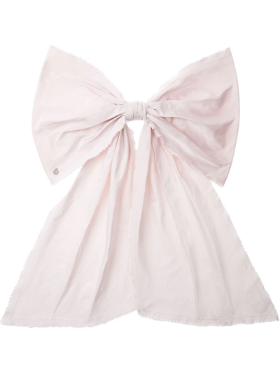 Maison Michel Wicole Bow Hair Clip In Pink