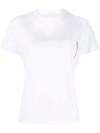 Fabiana Filippi Bead-detail Pocket T-shirt In White