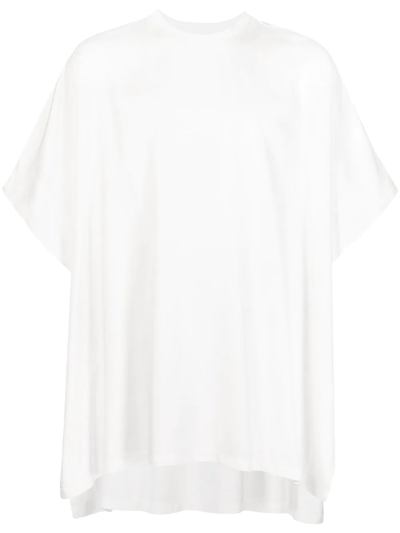 Julius Deconstructed Oversized T-shirt In White