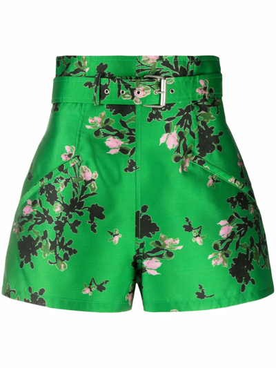 ショートパンツ PHILOSOPHY DI LORENZO SERAFINI SHORTS (A03122121 1002) Philosophy Di Lorenzo Serafini Floral-print Tailored Shorts
