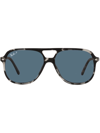 Ray Ban Bill Pilot-frame Sunglasses In Schwarz