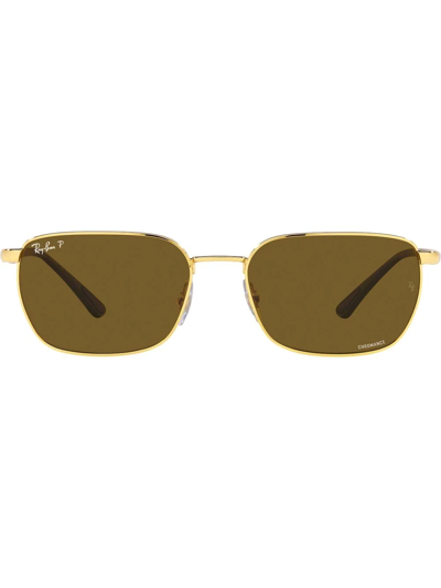Ray Ban Rb3684ch Chromance Irregular Sunglasses In Multi