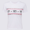 Chiara Ferragni Maxi Logomania Cotton T-shirt In White