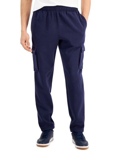 Ideology Id Id  Men's Cargo Jogger Pants, Created For Macy's In Navy Blazer