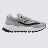 Dsquared2 Grey Canvas And Suede Sneakers In Grey