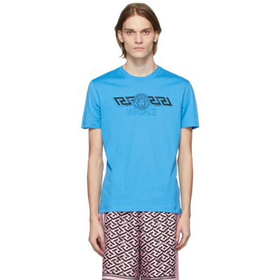 Versace Light Blue Other Materials T-shirt