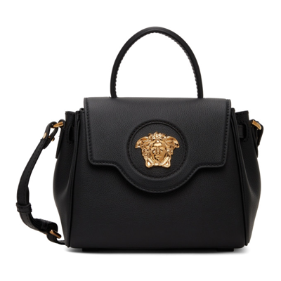 Versace Black Small 'la Medusa' Bag In Kvo41 Black-