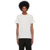 Jil Sander V-neck Cotton T-shirt In 100 - White