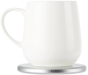 Ohom White Ui Self-heating Mug Set, 355 ml In Jasmine White