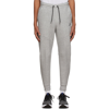 Nike Sportswear Tapered Logo-print Cotton-blend Tech-fleece Sweatpants In Black/htr