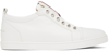 Christian Louboutin Mens White F.a.v Fique A Vontade Leather Trainers Eur 41.5 / 7.5 Uk