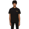 Versace Jeans Couture Polo Shirt With Embroidered Logo On The Chest In Black
