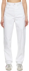 Isabel Marant Étoile Corsysr High-rise Straight-leg Jeans In 20wh White