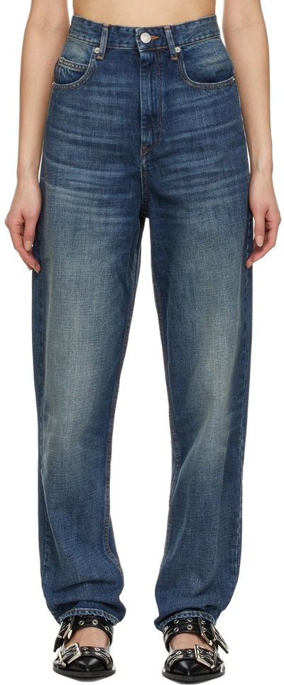 Isabel Marant Étoile Blue Corsysr Jeans In 30bu Blue