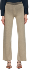 AERON BEIGE & BLACK BARNEY LOUNGE PANTS