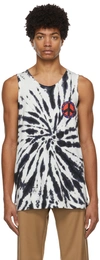 Etudes Studio White Cali Icon Tank Top In Tie-dye