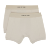 FEAR OF GOD TWO-PACK BEIGE BOXER BRIEFS