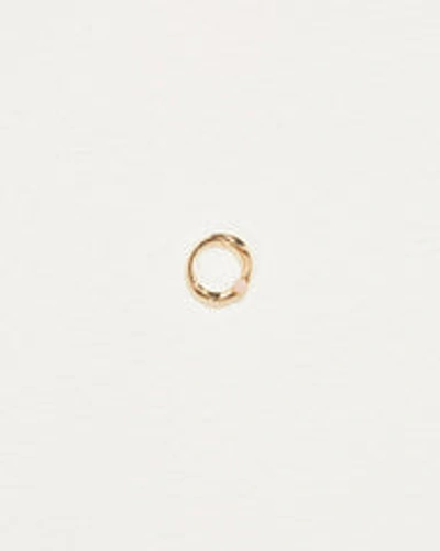 Pamela Love Piercing 6mm Floating Pink Opal Clicker In Gold/pink