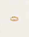 Piercing 10mm Diamond Dot Huggie In Gold