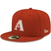 Shop New Era Red Arizona Diamondbacks White Logo 59fifty Fitted Hat