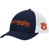 Columbia Youth  Navy Auburn Tigers Collegiate Pfg Snapback Hat In Navy