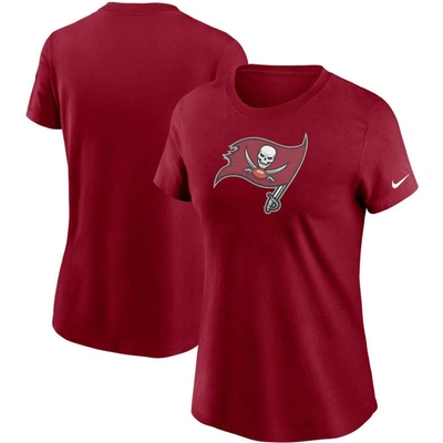 Nike Women's Logo Essential (nfl Tampa Bay Buccaneers) T-shirt In Red