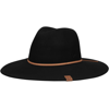 New Era Women's Black New England Patriots Willow Wide Brim Fedora In Black