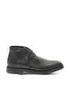 A.TESTONI GRAINED CALF LEATHER MENS ANKLE BOOTS