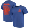 Image One Royal Florida Gators Comfort Colors Campus Icon T-shirt In Royal