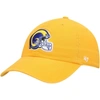 47 '47 GOLD LOS ANGELES RAMS CLEAN UP LEGACY ADJUSTABLE HAT
