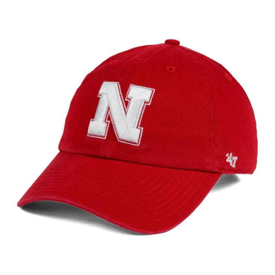 47 ' Red Nebraska Huskers Clean Up Adjustable Hat