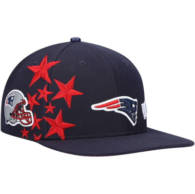 Pro Standard Men's  New England Patriots Navy Stars Snapback Hat