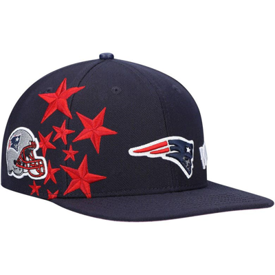 PRO STANDARD PRO STANDARD NEW ENGLAND PATRIOTS NAVY STARS SNAPBACK HAT