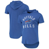 Fanatics Men's Heathered Royal Buffalo Bills Field Goal Tri-blend Hoodie T-shirt In Heather Royal