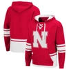 COLOSSEUM COLOSSEUM SCARLET NEBRASKA HUSKERS LACE UP 3.0 PULLOVER HOODIE