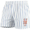 Concepts Sport Men's White New York Mets Vigor Boxer Shorts In White