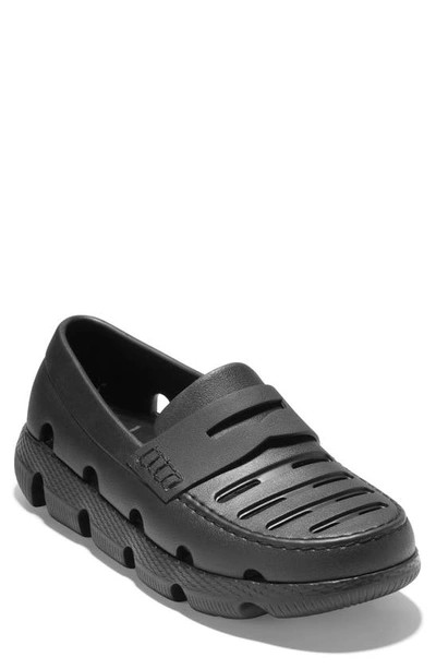 Cole Haan Men's 4 Zerogrand All-day Penny Loafers In Black