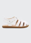 Ugg Kid's Kolding Caged Grip-strap Sandals, Baby/toddlers In White