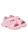 Balenciaga Track Touch-strap Sandals In Baby Pink