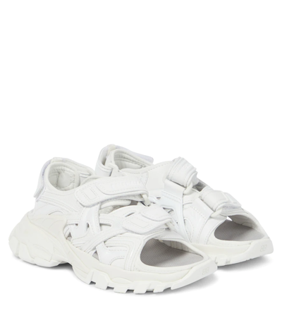 Balenciaga Kids' Track凉鞋 In White